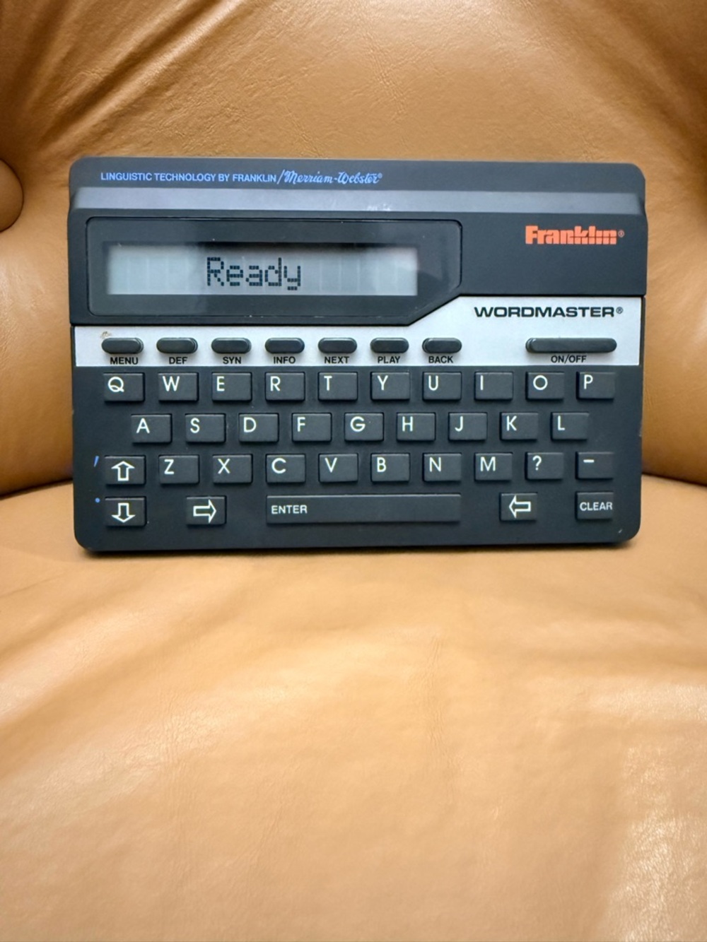 Vintage 1989 Franklin Wordmaster Electronic Dictionary - Dark Gray